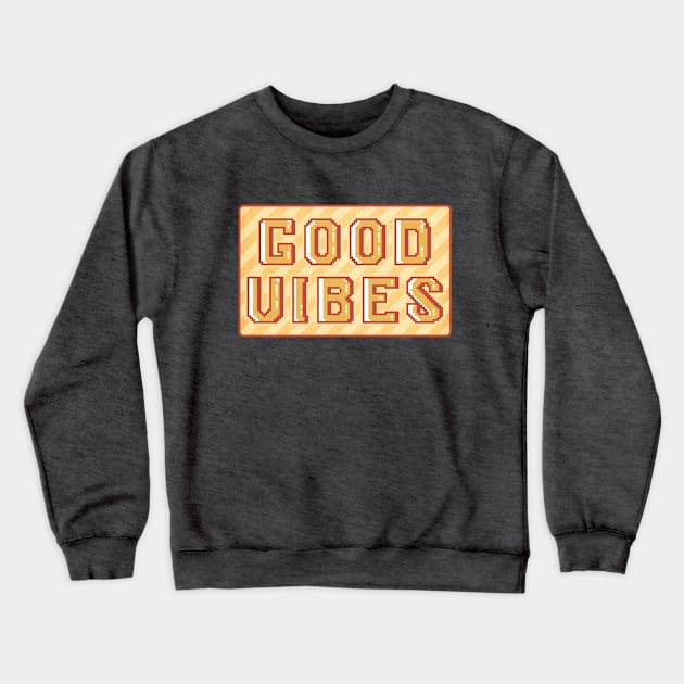 Good Vibes Retro Crewneck Sweatshirt by LThings